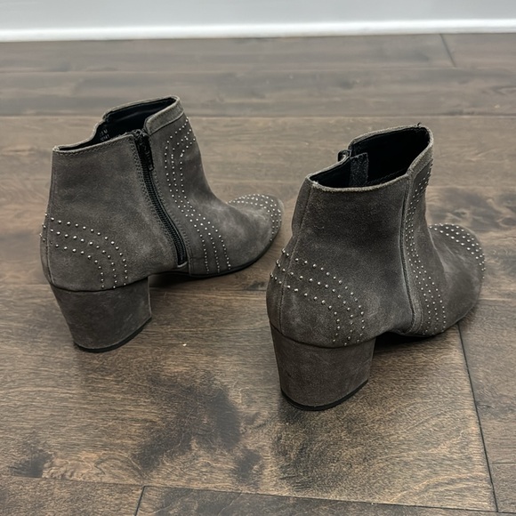 Grey Rhinestone Booties - Picture 3 of 3
